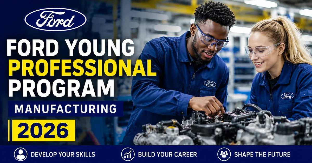 Ford Young Professional Program - Manufacturing 2026