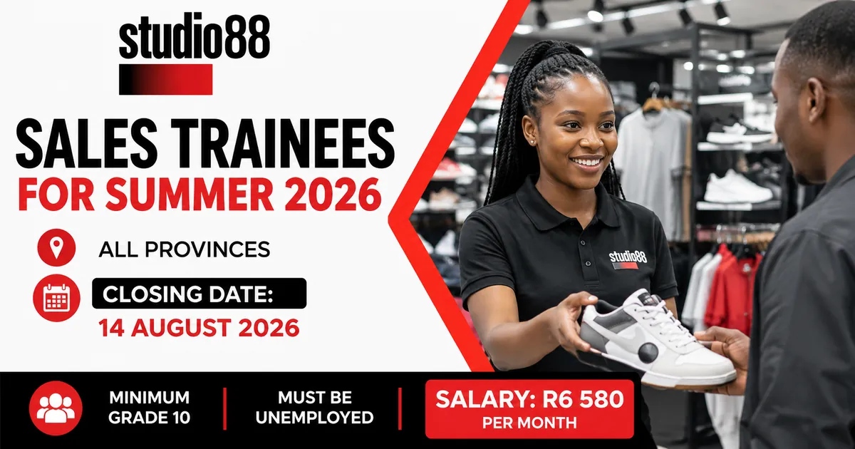 Studio88 Sales Trainees for Summer 2026
